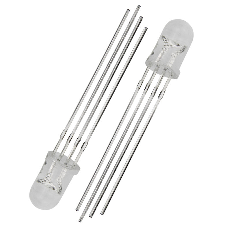 5MM T1-3/4 4 Pin Common Anode / Common Cathode Diffused RGB LED