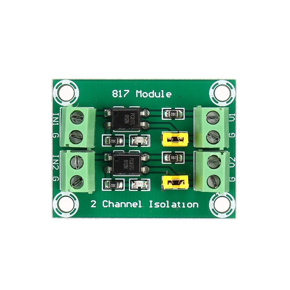 PC817 2-Channel Optocoupler Module